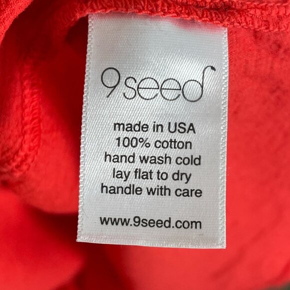 9seed Maxi Dress Womens Size 2 Majora Long Sleeve Dahila Front Neck Tie Tiered - Picture 10 of 16